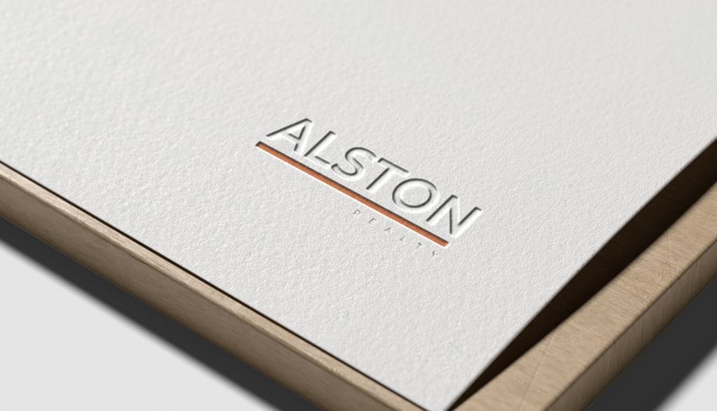 A white box with the word alston on it.